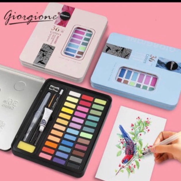 

KODE I48Y Cat air padat 36 giorgione warna saingan koi sakura worison set