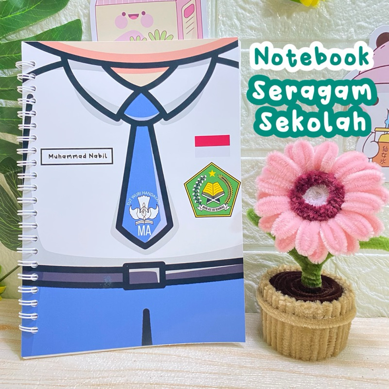 

Notebook Seragam Sekolah FREE CUSTOM NAMA