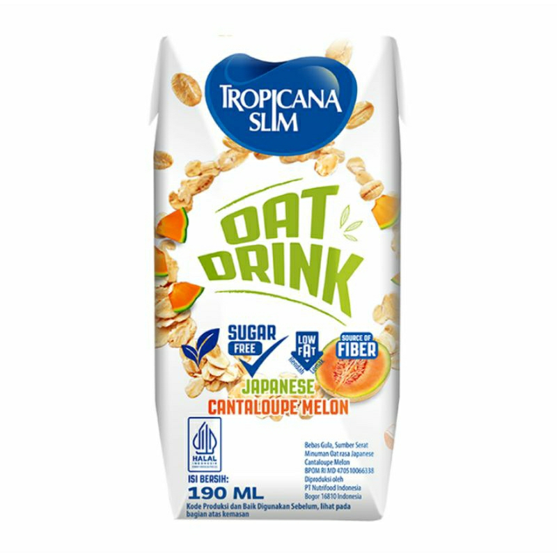 

Tropicana slim oat drink cantaloupe melon 190ml