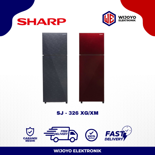 Sharp Kulkas 2 Pintu SJ-326XI-MK / SJ 326 XG / SJ326XG