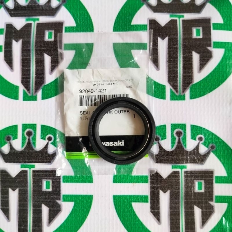 seal sil oil shockbreaker shock sok depan ninja 250fi 250 fi old original