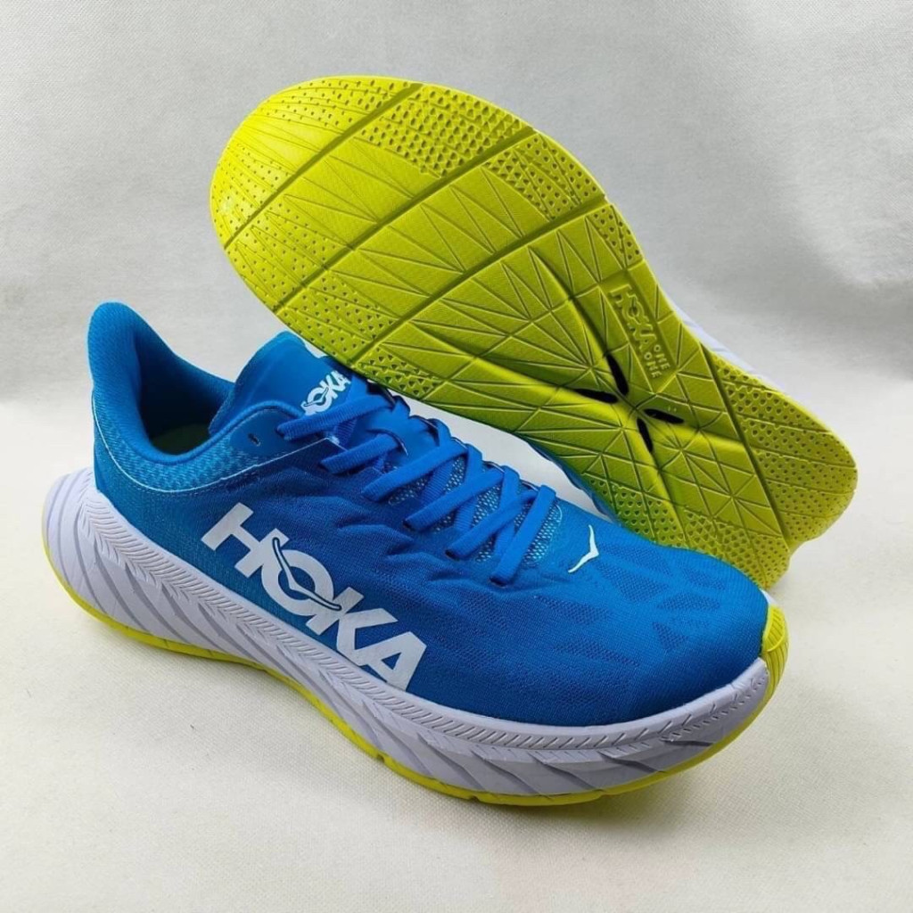 HOKA CARBON X2 BLUE WHITE 44