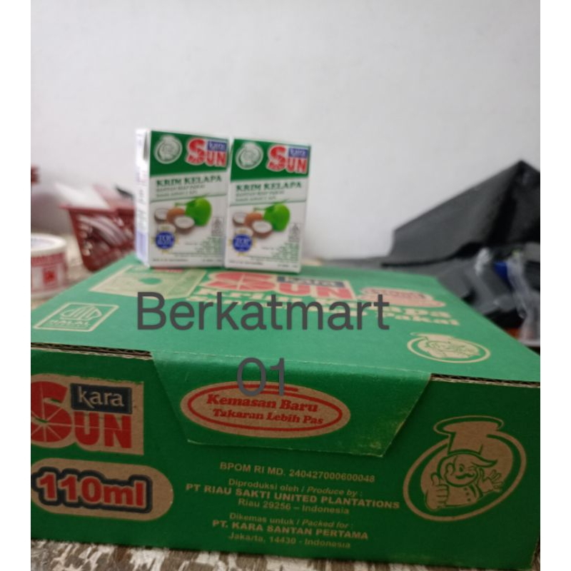 

Sun Kara 1 DUS 24X110ml Santan Cair Sunkara