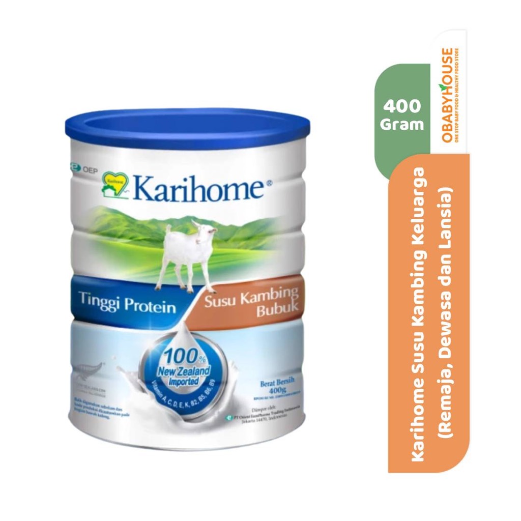 

Karihome Susu Kambing (Remaja, Dewasa, dan Lansia) 400 gram