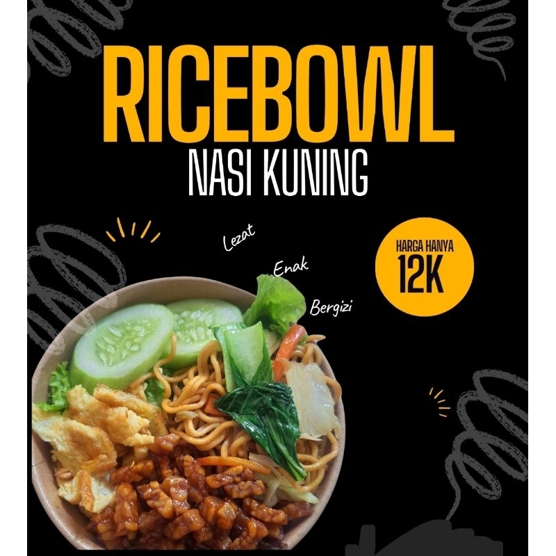 

Ricebowl nasi kuning