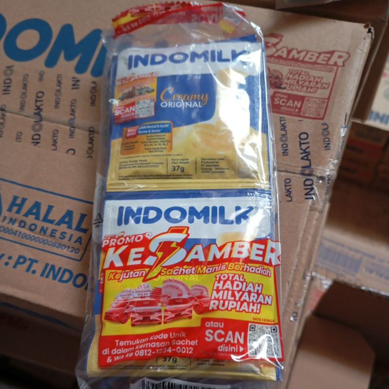 

SUSU SACHET INDOMILK 37 G [ 1 PACK ISI 6 PCS ]