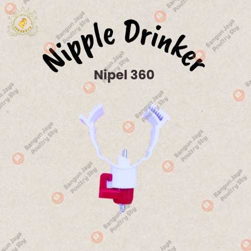 NIPLE DRINKER / NIPEL 360 /NIPEL SABUK / TEMPAT MINUM AYAM