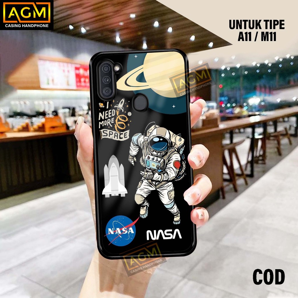 Case Samsung A11/ M11 Terbaru Case kilau - New Case Glossy casing Hp Samsung M11/A11 [ ASTRO] - AGM 