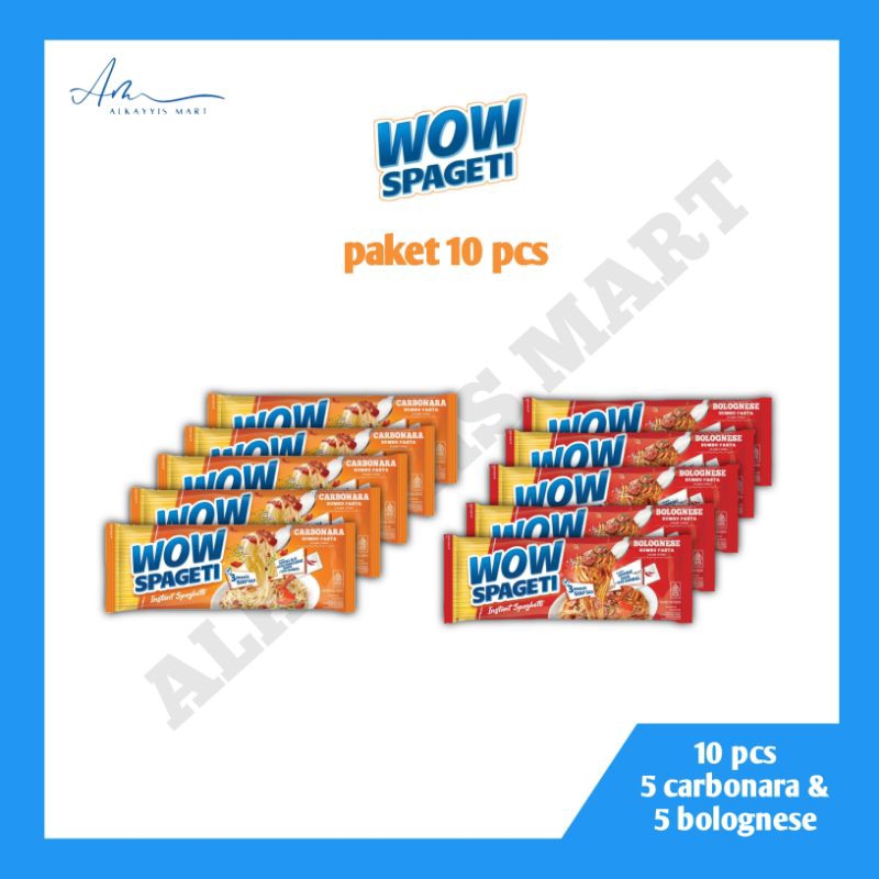 

paket wow spagheti isi 10 & 20 pcs Terbaru | TERMURAH