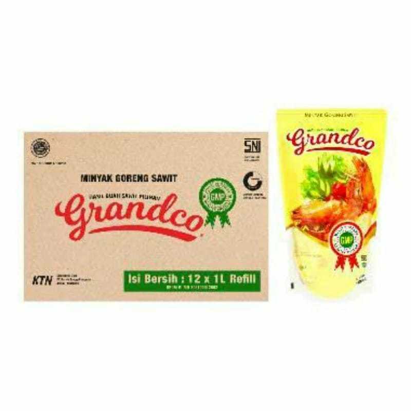 

Minyak Goreng Grandco 1 liter isi 12 pouch perdus