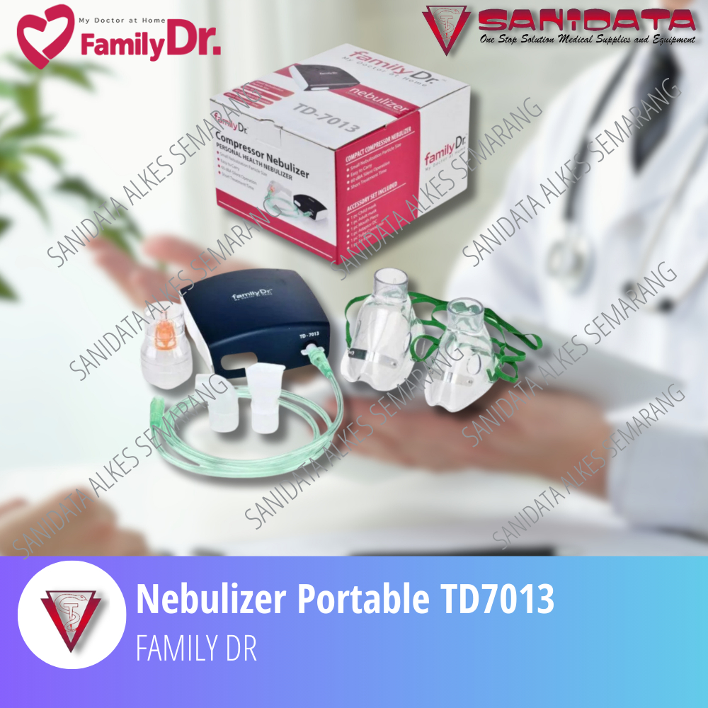 Nebulizer Portable TD 7013 Family Dr Paling Murah dan Original