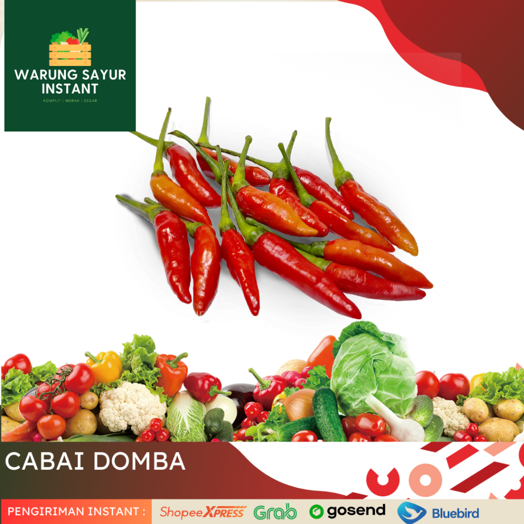 

Cabai Domba 100gr promo bandung l Warung sayur Instant