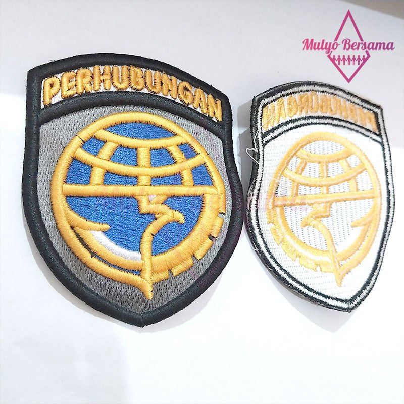 Bet Bordir Logo Perhubungan Perisai Timbul Bordir Perhubungan Timbul Murah - Mulyo Bersama
