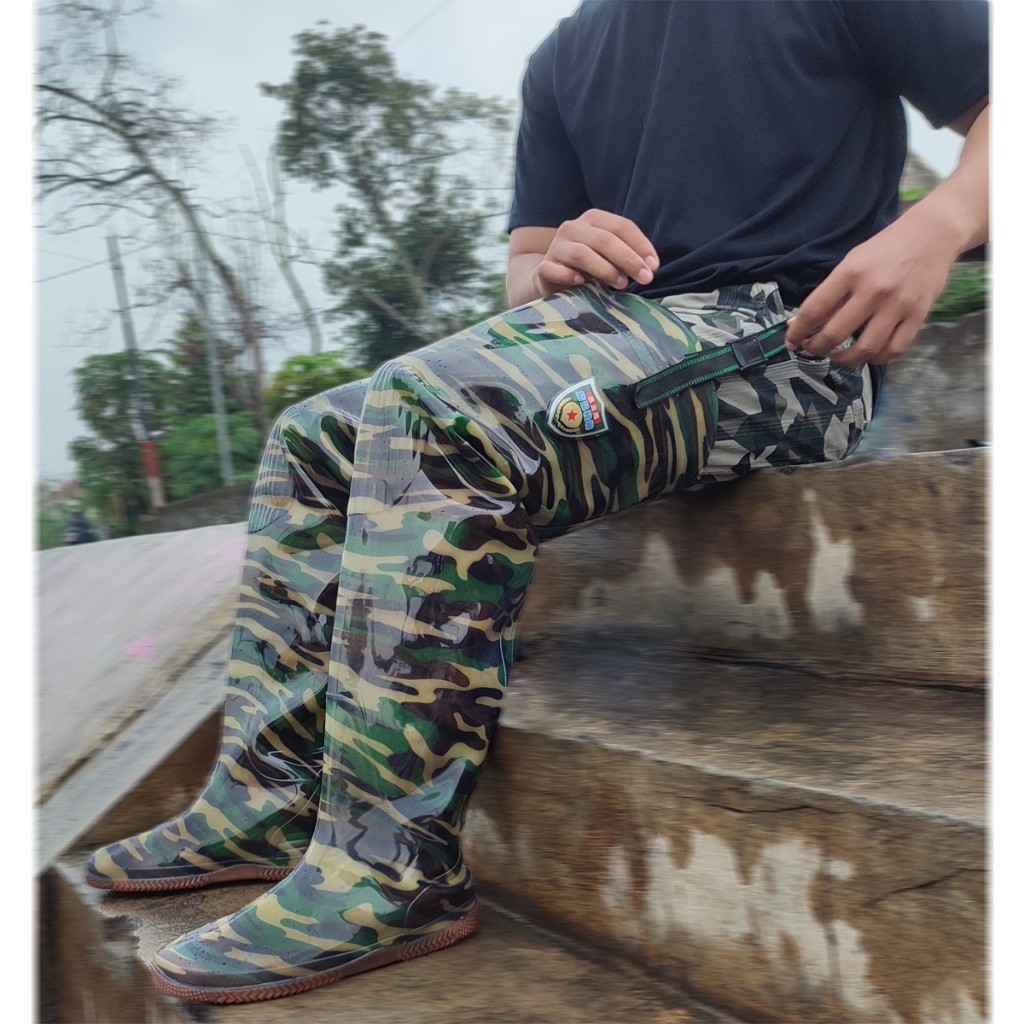 SEPATU BOOTS KARET PRIA 80CM SEPATU BOTS PETANI ANTI KEONG SEPATU SEPATU BOOT DORENG SAWAH PRIA