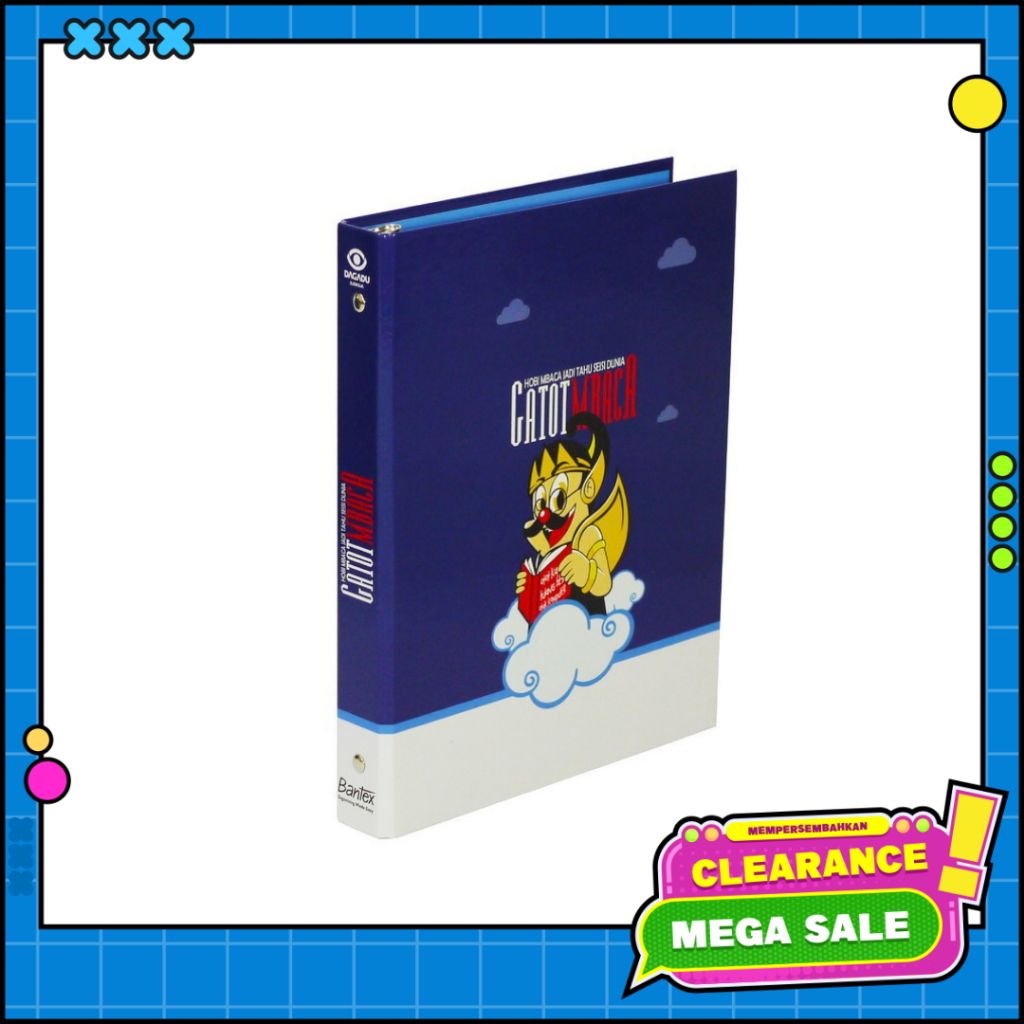 

[BMS Bekasi] Bantex Binder Kuliah / Multi Ring Binder DAGADU Series Ukuran B5 - 1328