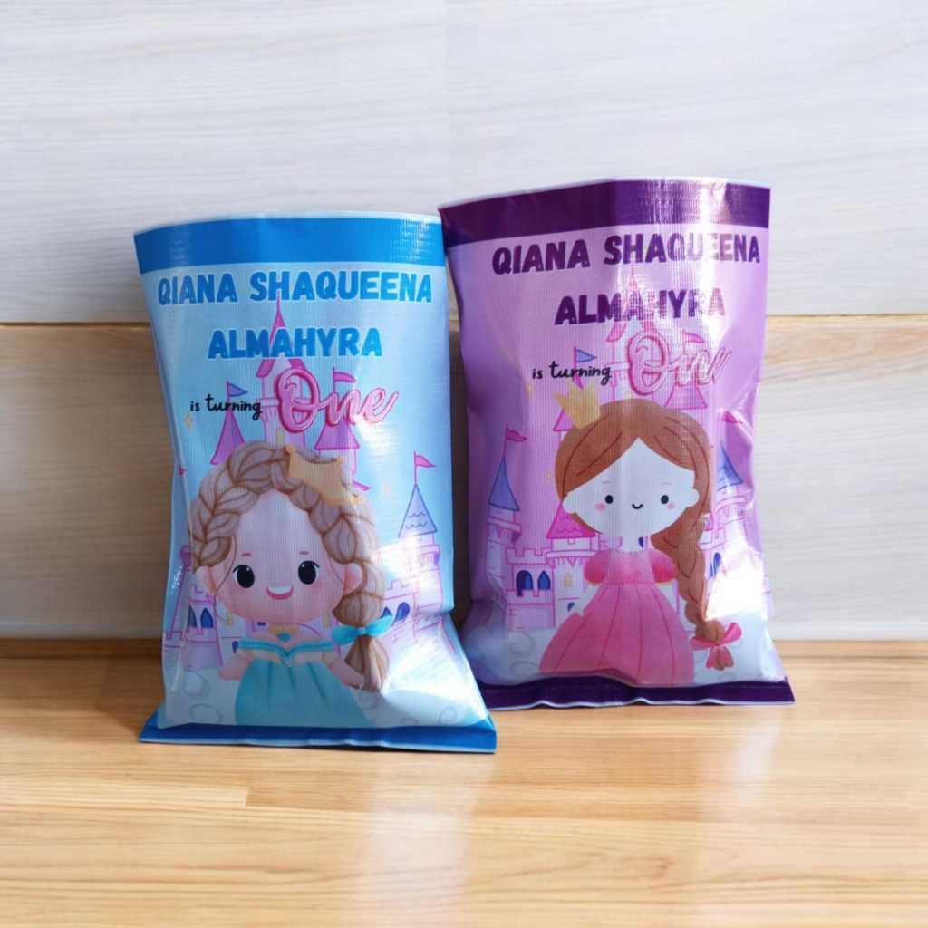 

[25x35] Pouch Snack Jumbo chip bag Custom Souvenir ulang tahun promosi natal Kantung Snack Ultah ISKSTORE