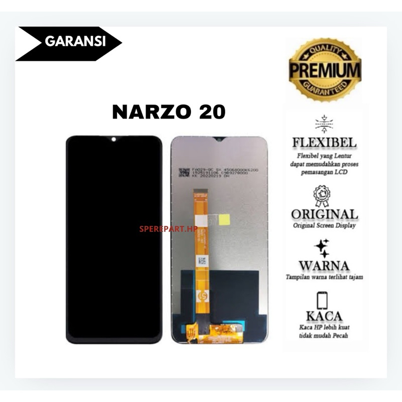 LCD TOUCHSCREEN NARZO 20 FULLSET ORIGINAL/LCD ORIGINAL NARZO 20