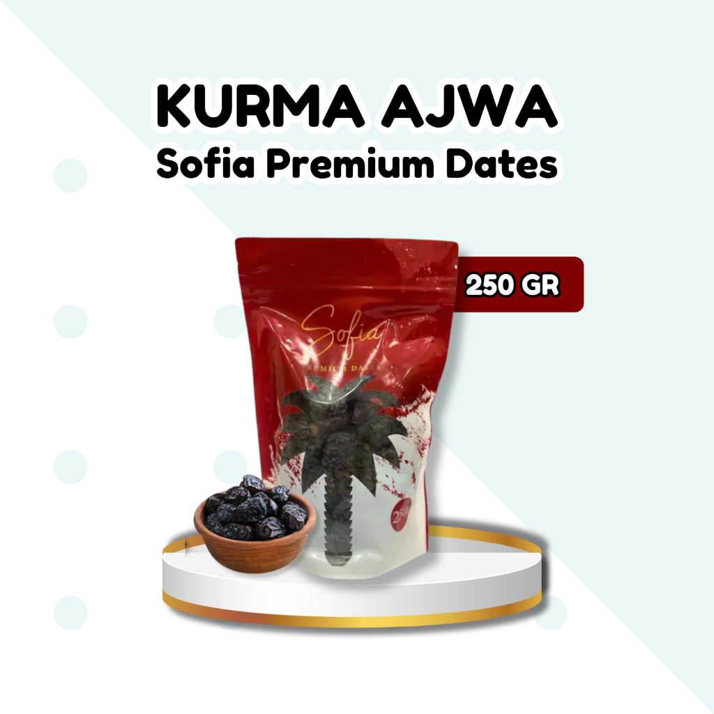 

KURMA AJWA SOFIA 250GR – KURMA AJWA – AJWA PREMIUM – 250GR
