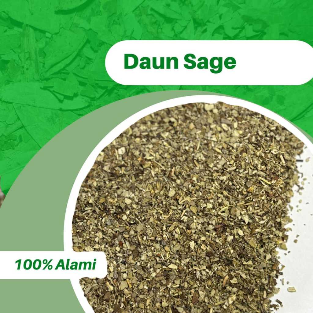 

100GR DAUN SAGE CUT PURE 100% ASLI