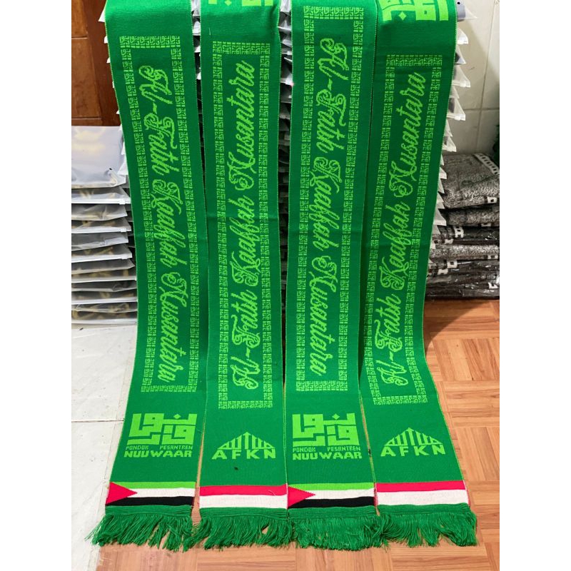 Syal umroh Mesin custom - syal premium