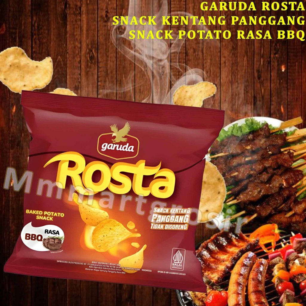 

Garuda Rosta / Snack Kentang Panggang / Snack Kentang Rasa BBQ / 60gr