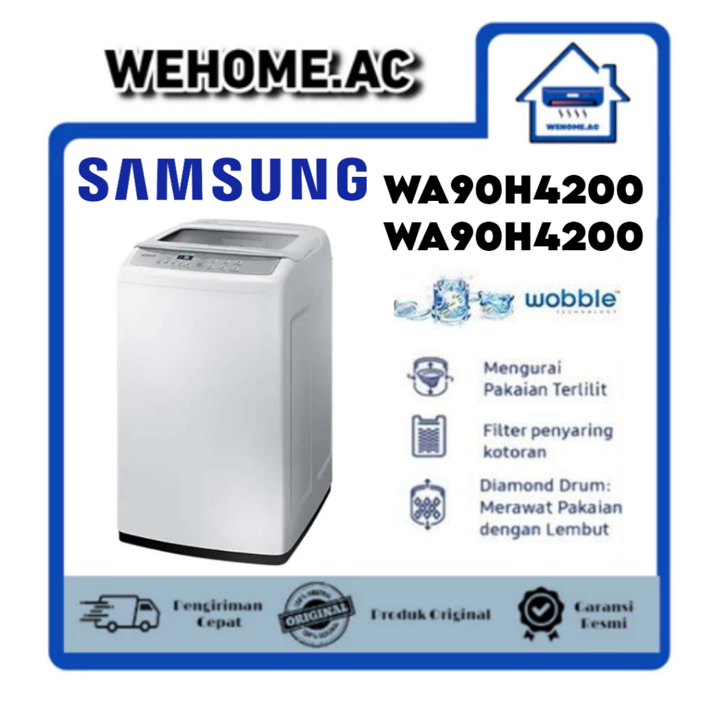 Mesin Cuci Samsung 1 Tabung WA70H4200 / WA90H4200 Mesin Cuci 1 Tabung Top Loading 7 Kg / 9Kg Samsung
