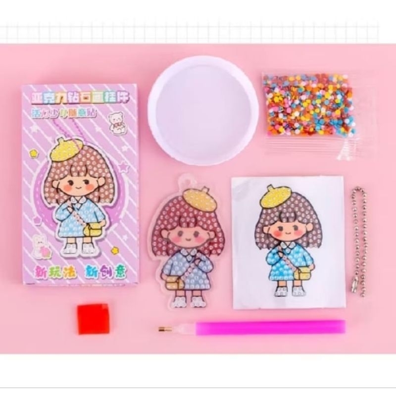 mainan DIY art and Craft mainan tempel manik-manik