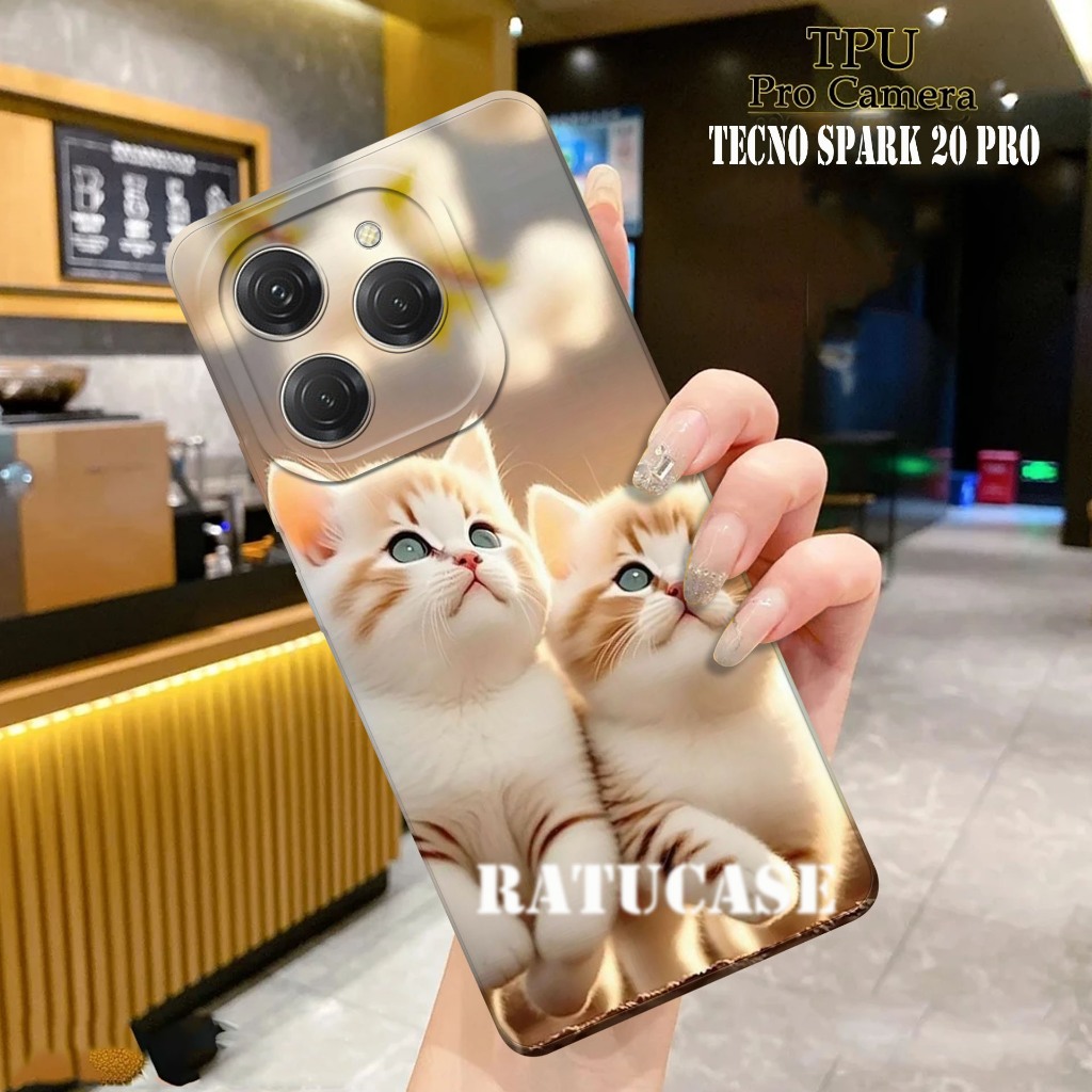 CASE TECNO SPARK 20 PRO SPARK 20 SPARK 20C - Softcase Pro Camera Tecno Spark 20 MOTIF  Case Pro Came