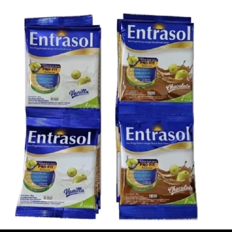 

Entrasol sachet vanila coklat