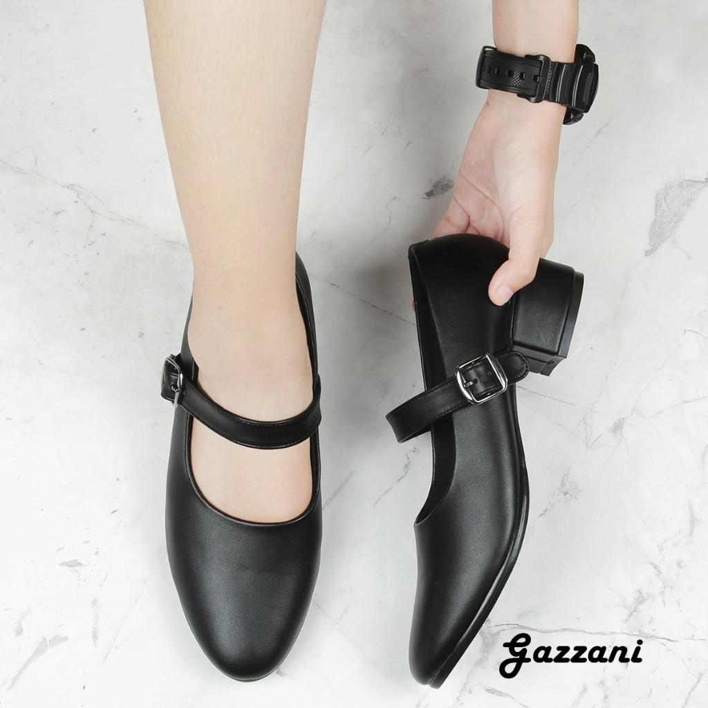 Big size 36 - 45 GAZZANI Venice Big Size Pantofel Wanita | Sepatu Heels Wanita Hak 3 cm Paskibra Sek