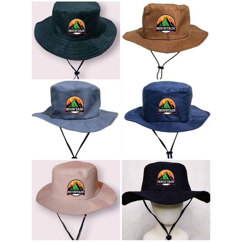 TOPI TIMBA PENDAKI GUNUNG / TOPI MOUNTAIN / TOPI OUTDOOR PRIA WANITA / RESDY MAKASSAR BOSA COD