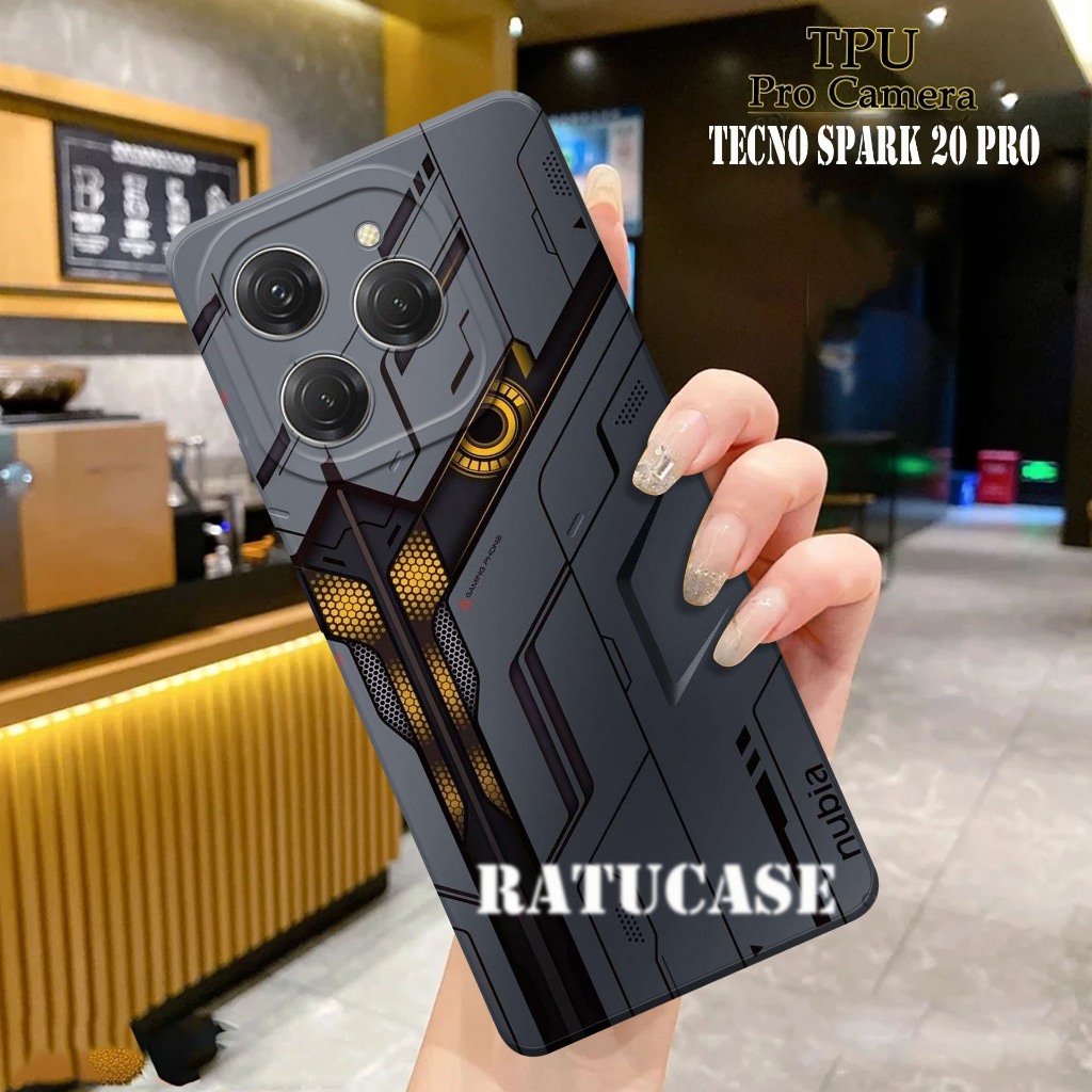 CASE TECNO SPARK 20 PRO SPARK 20 SPARK 20C - Softcase Pro Camera Tecno Spark 20 MOTIF  Case Pro Came