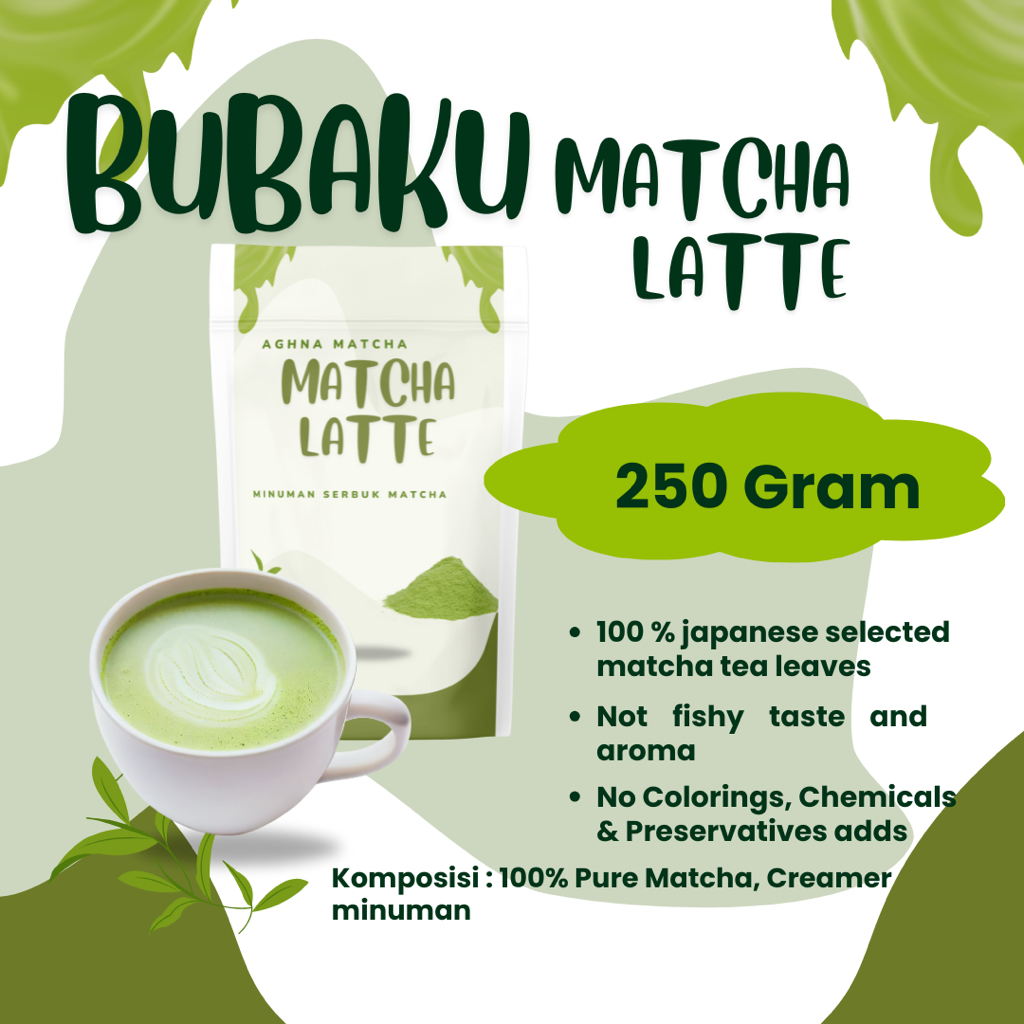 

Matcha Latte 250 Gram | 100% Premium Japanese Pure Matcha Powder