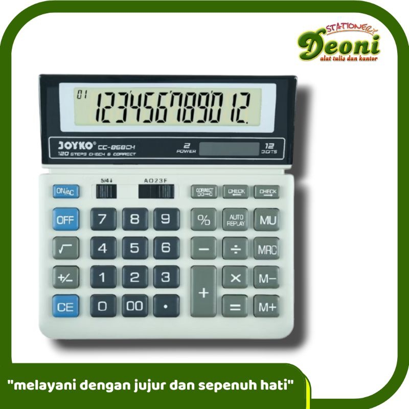 

Joyko Kalkulator Calculator CC-868 12digit