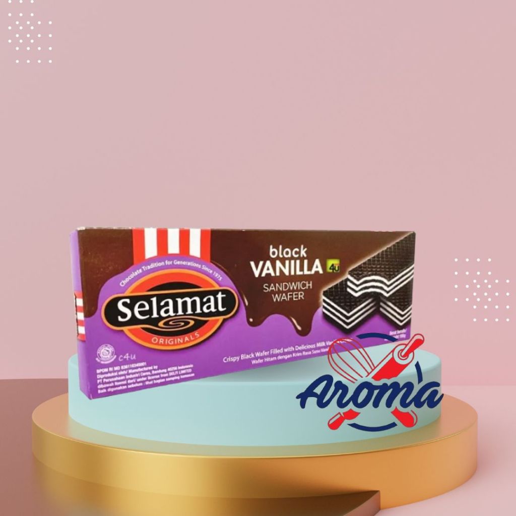 

Selamat Black Vanilla Wafer 145gr