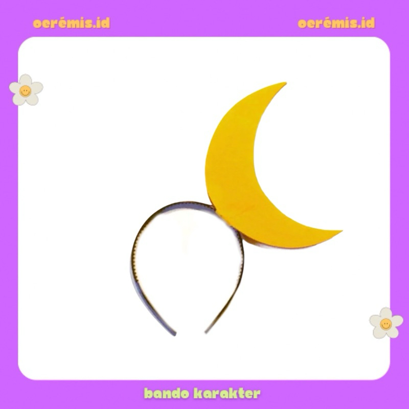 BANDO KARAKTER BULAN SABIT / BANDO COSPLAY BULAN SABIT / BANDO BULAN SABIT