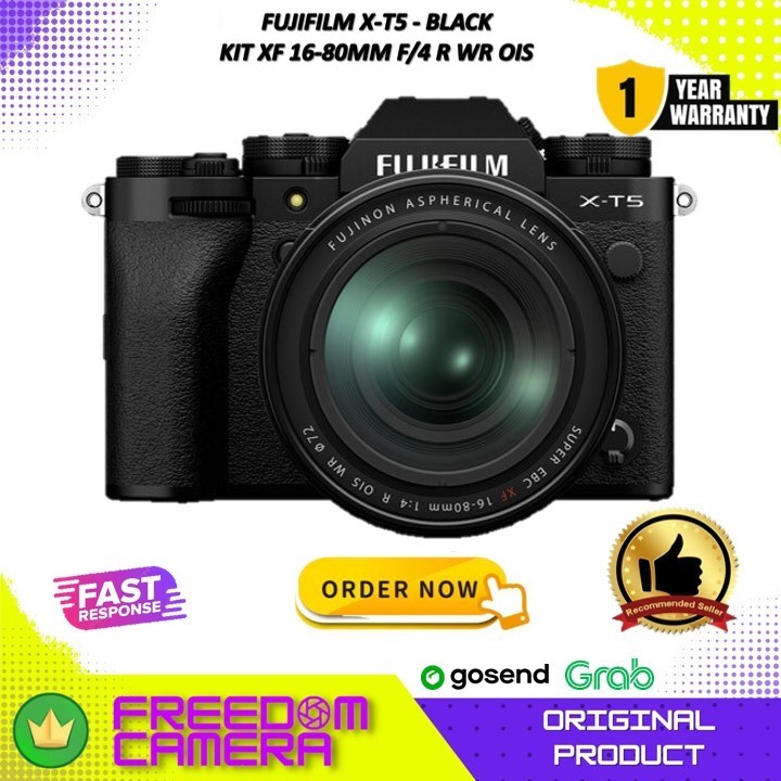 Fujifilm X-T5 kit x t5 16-80mm f4 R ois WR black