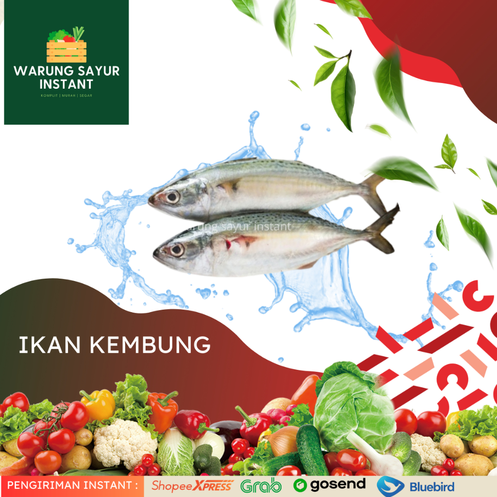 

Ikan Kembung Banjar +-500gr Fresh Promo Ikan Segar / Seafood l Warung sayur instant