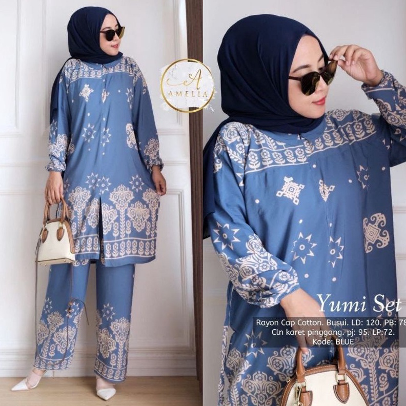 SETELAN WANITASETELAN TUNIK DASTER ARAB DRESS EMIRA SET JUMBOONE SET WAKA WAKA KODE A2K5