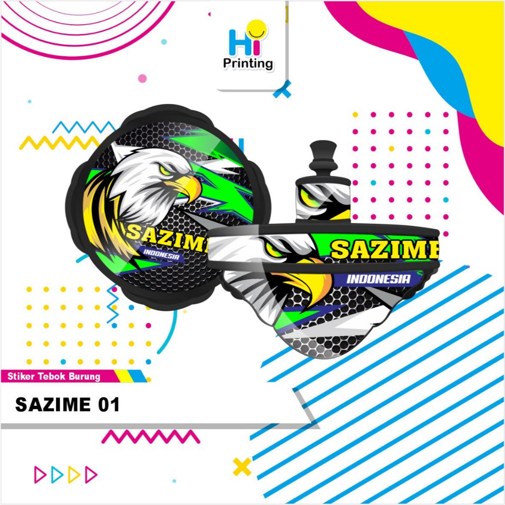 

Stiker Tebok Burung Murai Lovebird Pleci Prenjak Kolibri - Motif Sazime