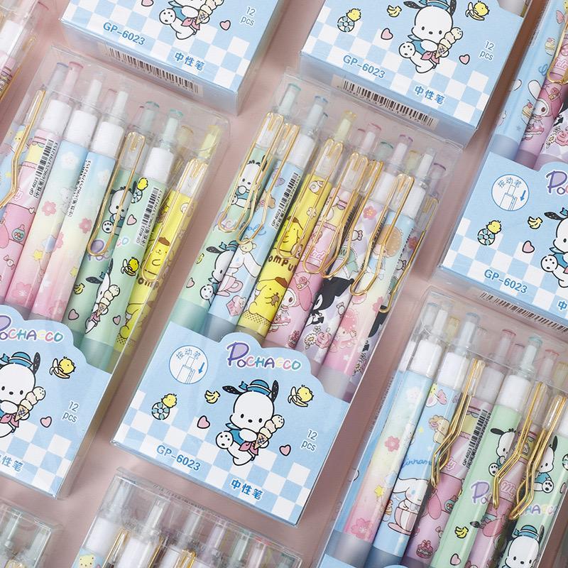 

Pulpen Gel mekanik motif sanrio