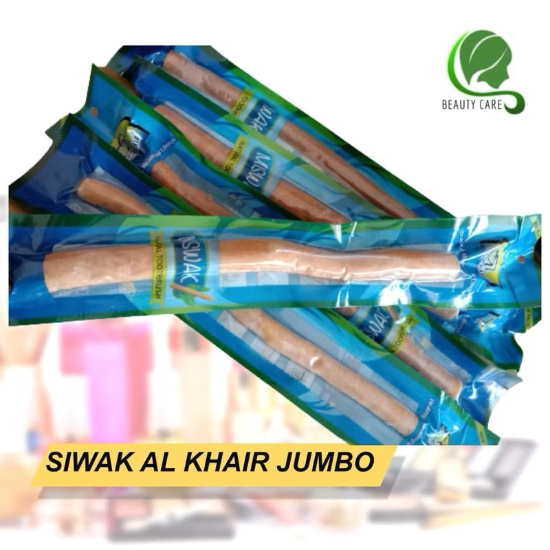 SIWAK BESAR - BASAH BERKUALITAS - SIWAK AL-KHAIR - SIWAK ORIGINAL - Jumbo - Premium - Miswak Asli