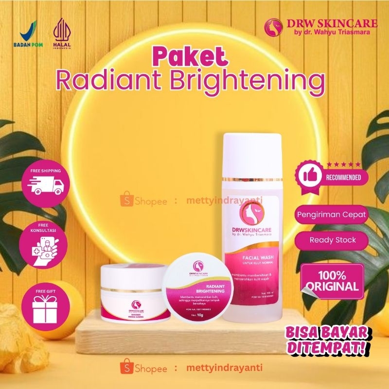 PAKET KRIM RADIANT BRITHENING (FLEK HITAM) DRW SKINCARE