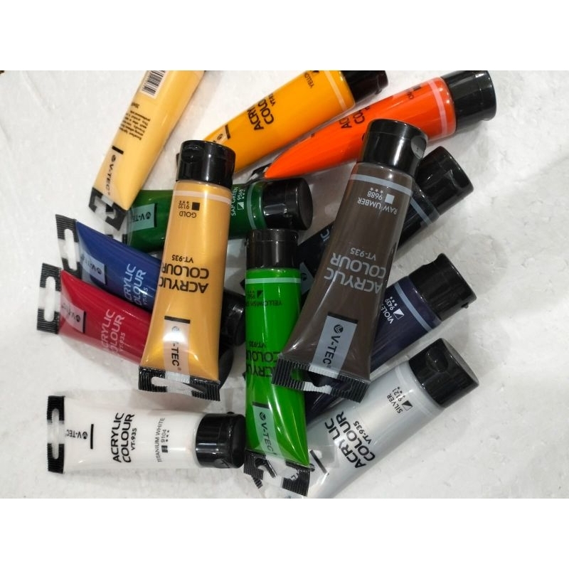

CAT ACRYLIC 35ml merk VTEC CAT ACRYLIC WARNA WARNI CAT LUKIS CAT GAMBAR