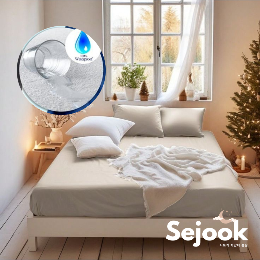 Sprei WATERPROOF Full Karet Sprei 90,100,120,160,180,200 Tinggi 30cm Premium