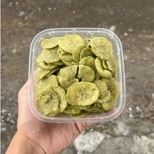 

Keripik Pisang Lumer rasa Matcha 200gram