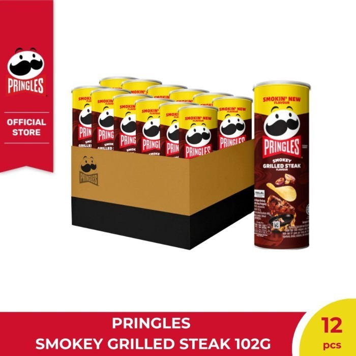 

[CARTON DEALS] Pringles Smokey Grilled Steak 102gr