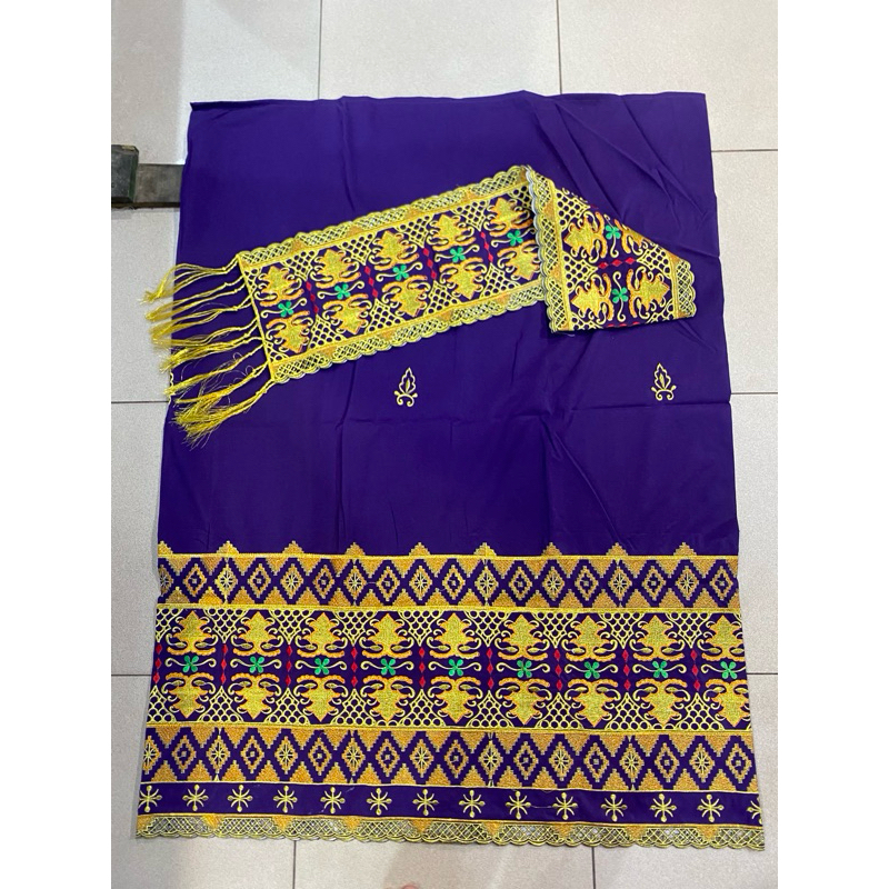 tapis lampung cemara (ungu) satu tingkat