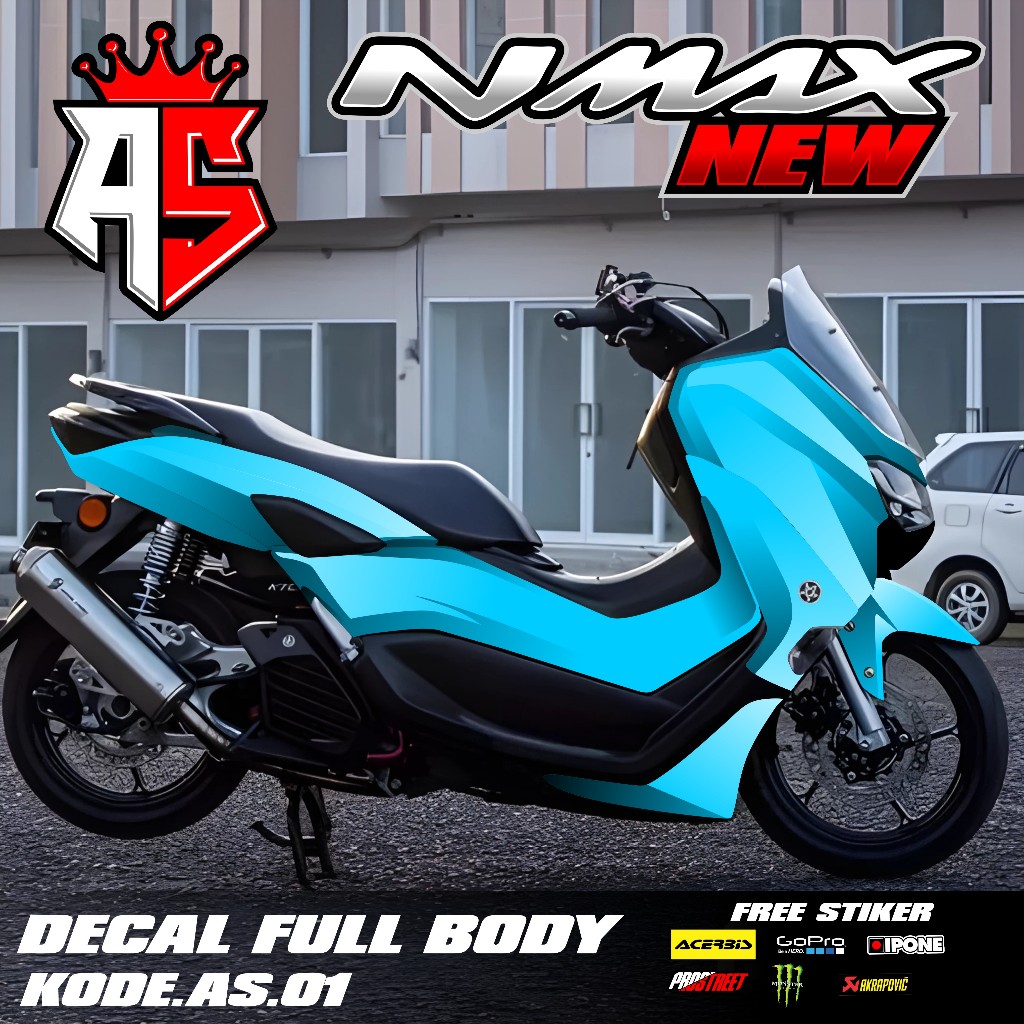 Decal Sticker FullBody Yamaha Nmax 155 New 2020 2021 2022 2023 2024 Sticker Decal Nmax New Desain Po