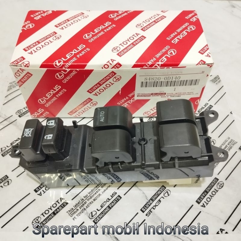 Switch Power Window Sakral Power Window Kanan Vios New Gen 2 Yaris Bakpao Camry Original